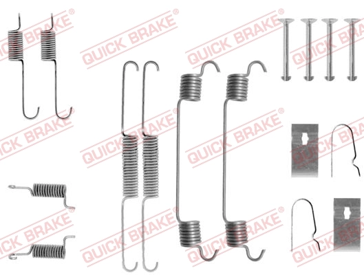 Accessory Kit, brake shoes